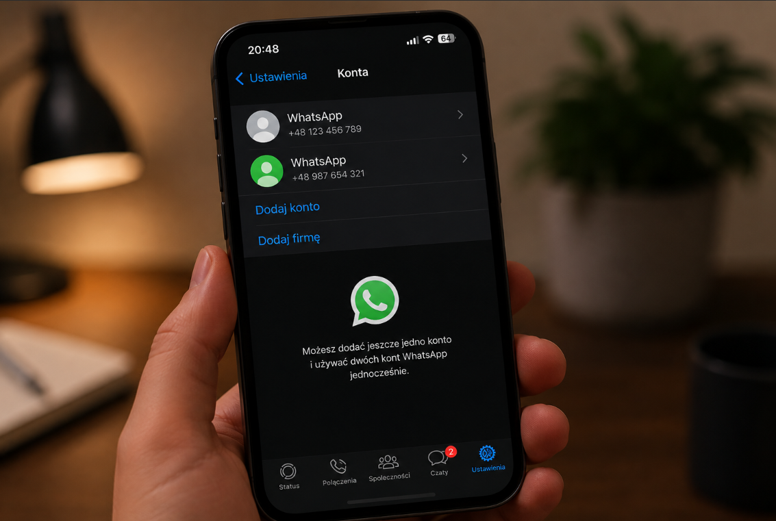Dwa konta WhatsApp na jednym telefonie. Czy to możliwe i jak to zrobić?